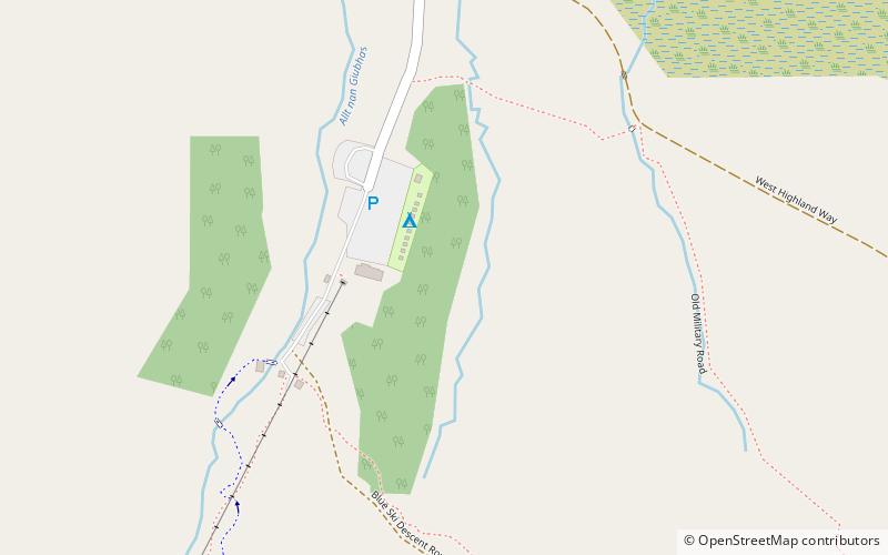 Glencoe Ski area location map