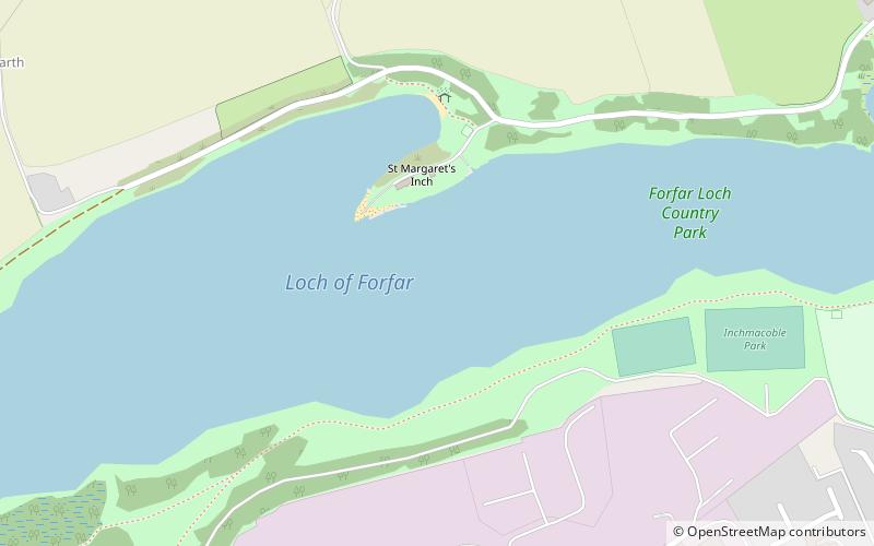 Loch of Forfar location map