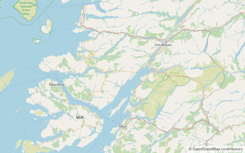 Creach Bheinn location map