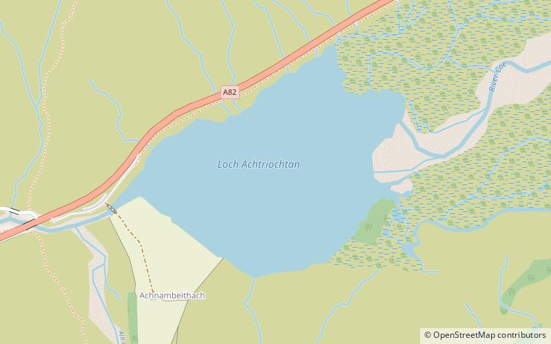 Loch Achtriochtan location map