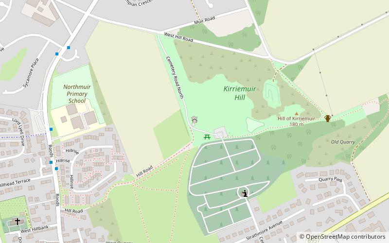 Kirriemuir Camera Obscura location map