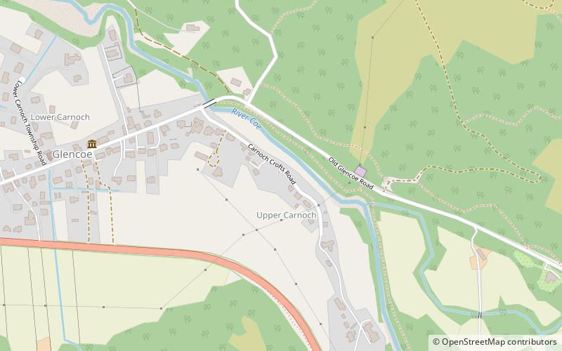 Massacre de Glencoe location map