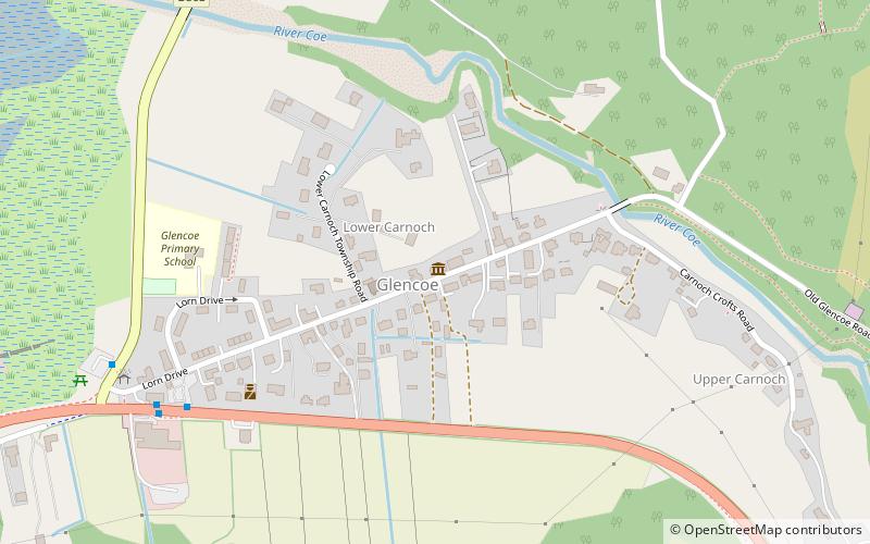 Glencoe Museum location map