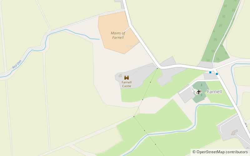 farnell castle location map