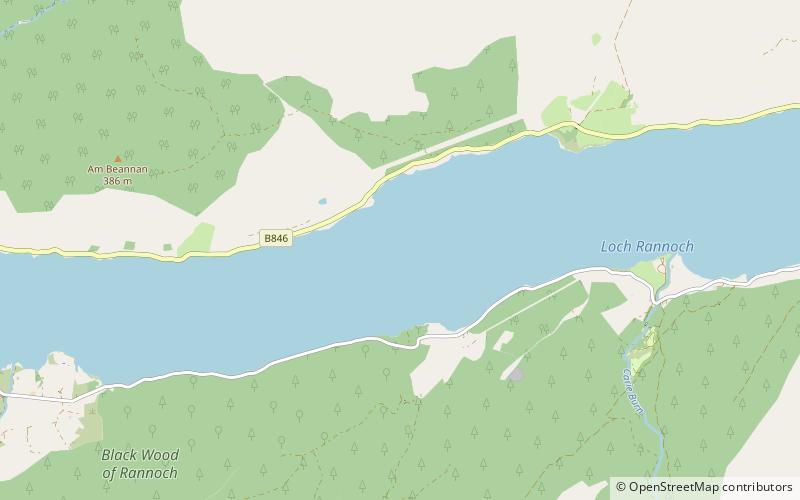 Lago Rannoch location map