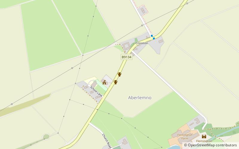 Aberlemno Village Hall location map