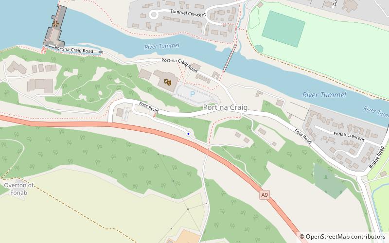 port na craig pitlochry location map