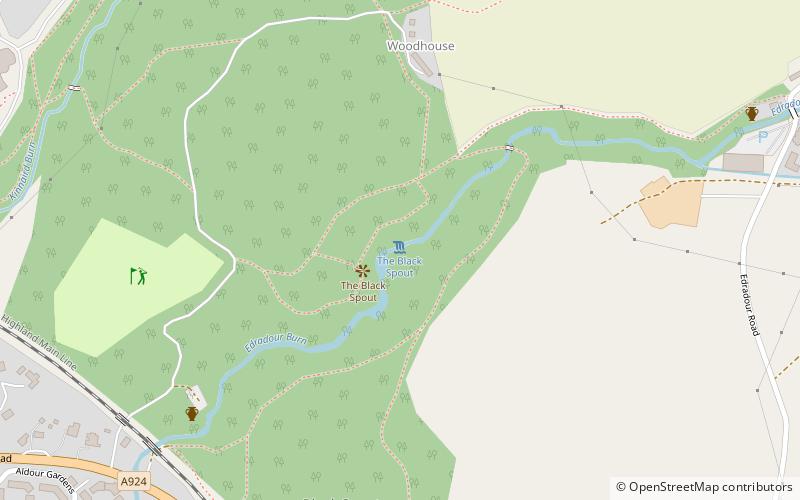 The Black Spout location map