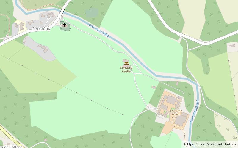 Cortachy Castle location map