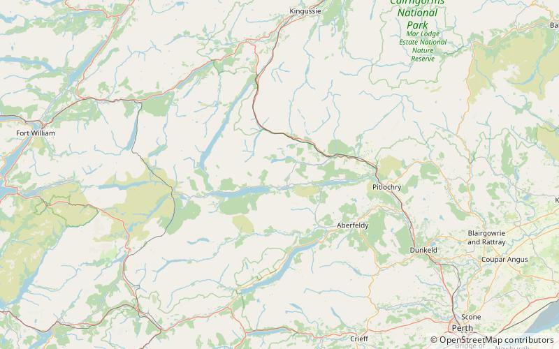 Beinn a' Chuallaich location map