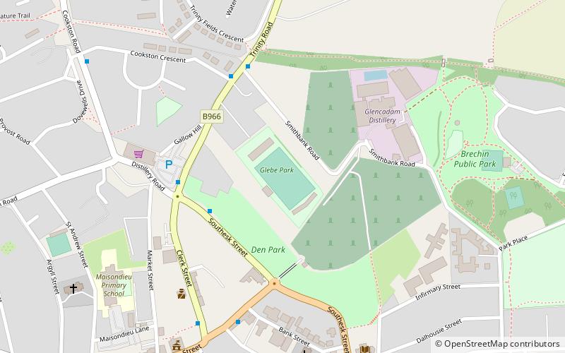 Glebe Park location map