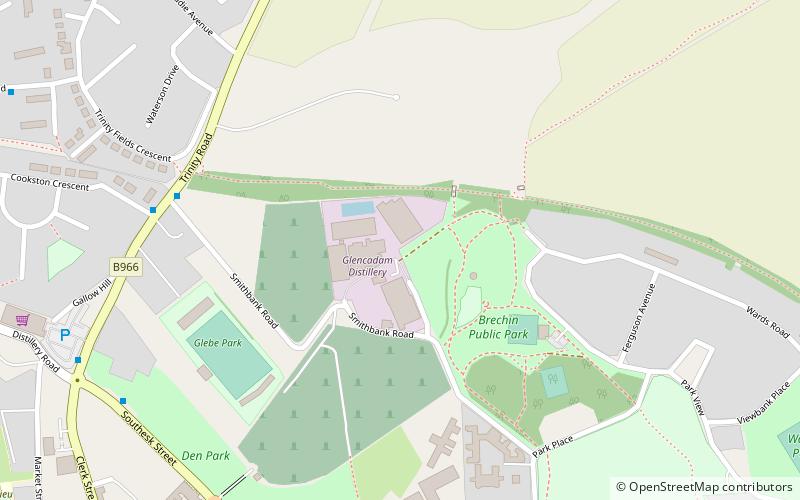 Glencadam location map