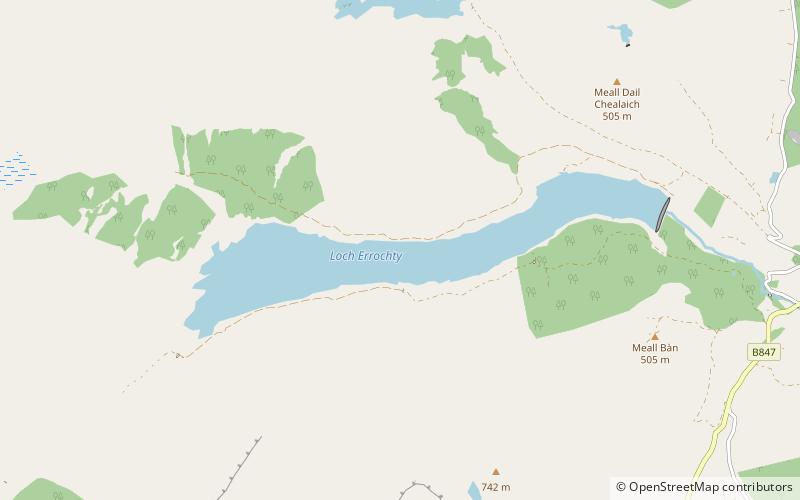 Loch Errochty location map