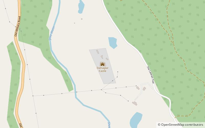 dalnaglar castle location map