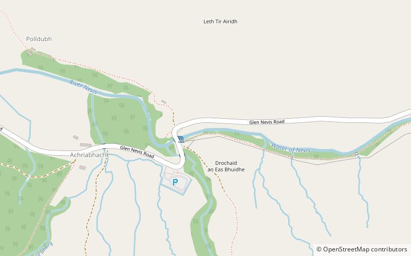 Glen Nevis location map