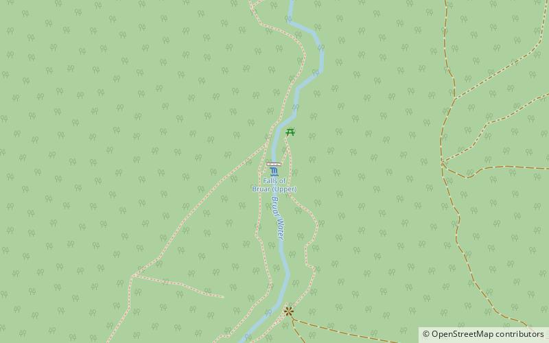 Falls of Bruar location map