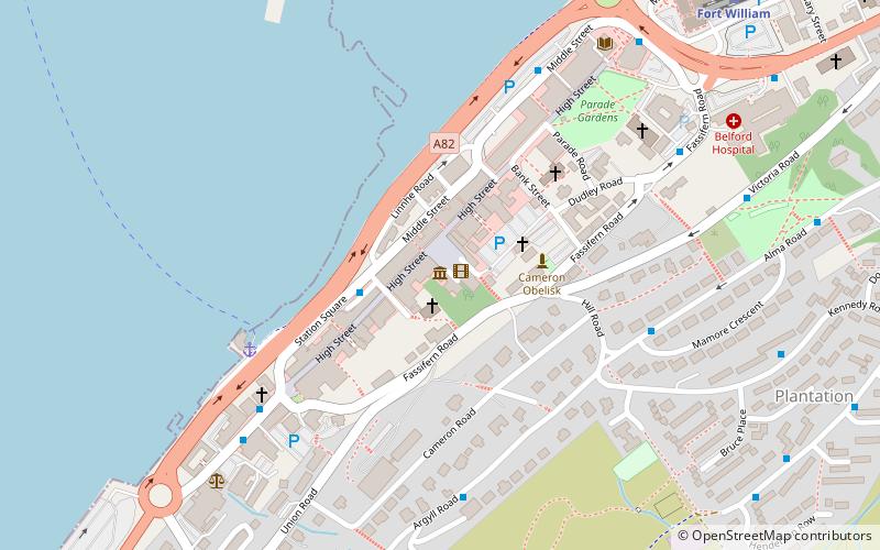 West Highland Museum location map