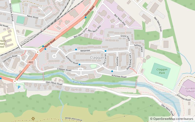 Claggan Park location map