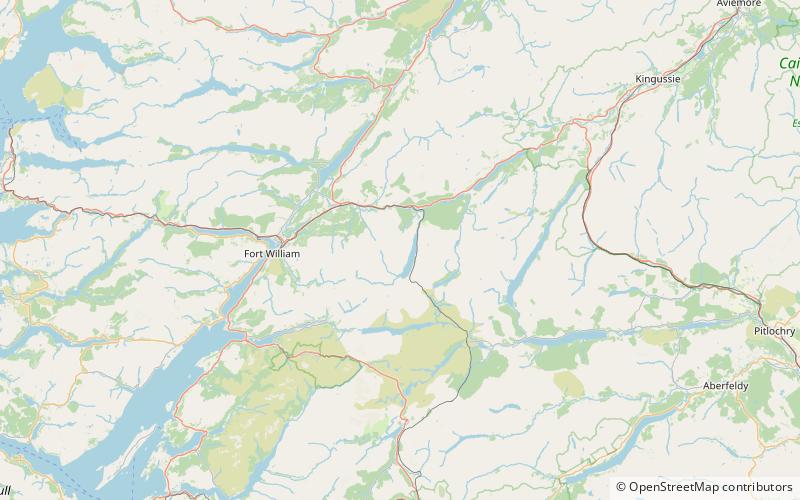 Stob a' Choire Mheadhoin location map