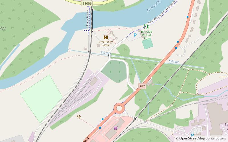 Inverlochy Castle location map