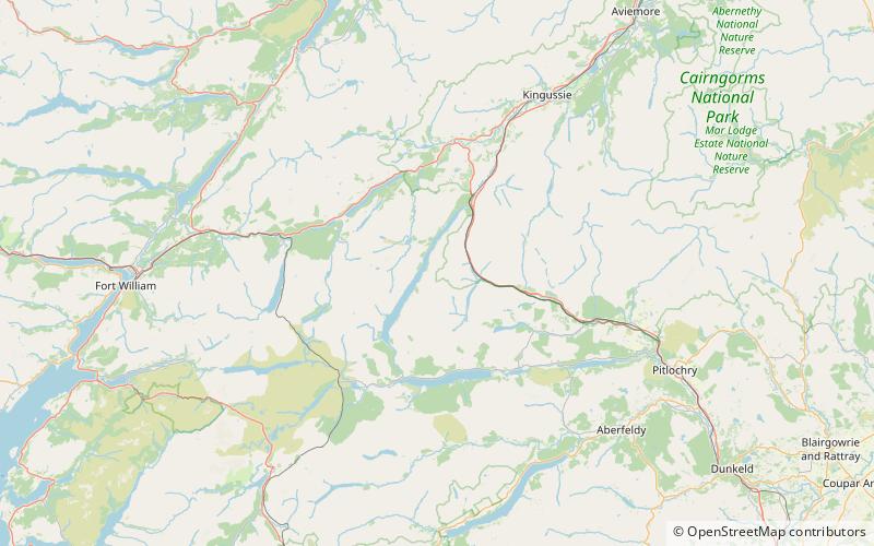 Beinn Udlamain location map