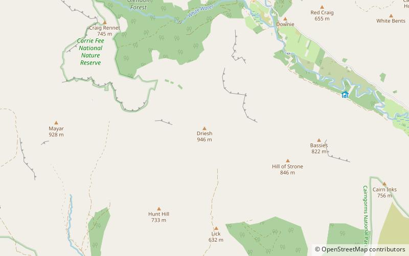 Driesh location map