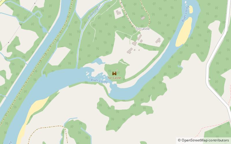 tor castle location map