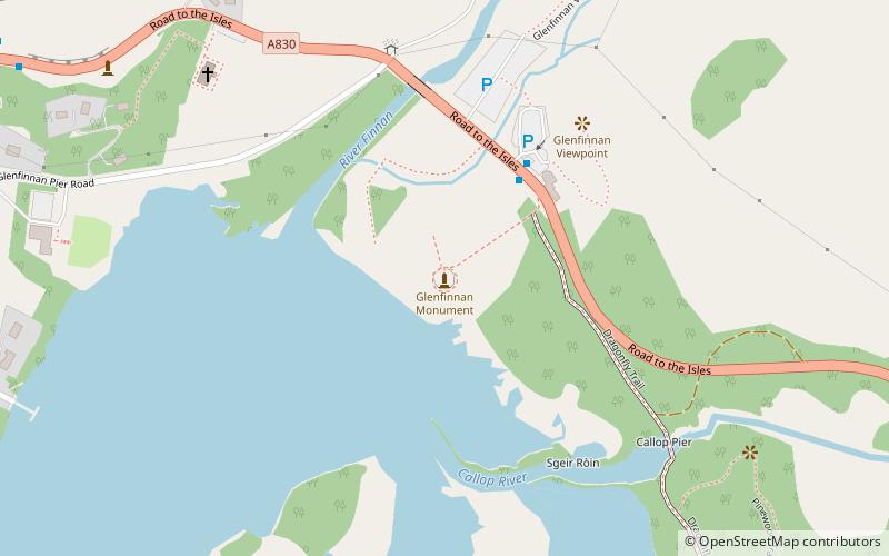 Glenfinnan Monument location map