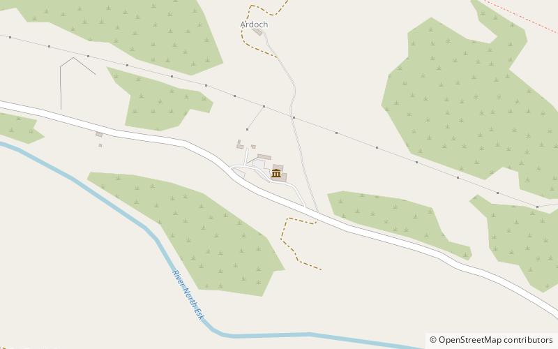 Glenesk Folk Museum location map