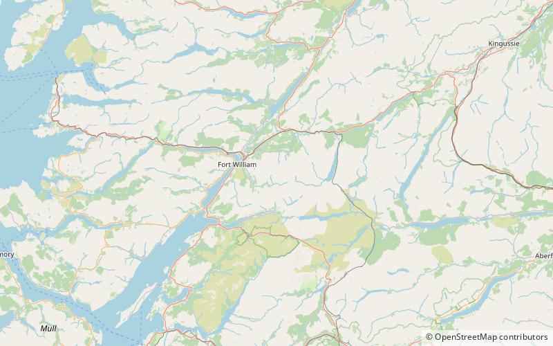 Aonach Beag location map