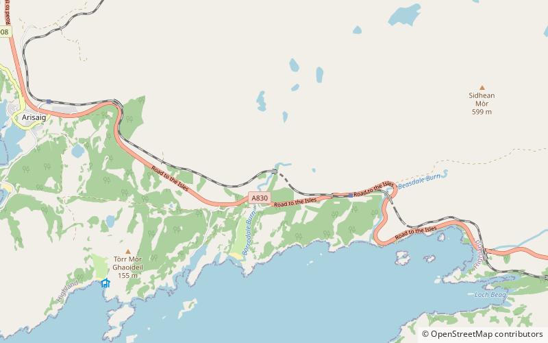 Borrodale Viaduct location map