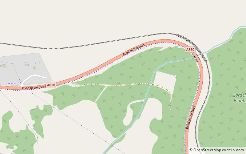 larach mor arisaig location map