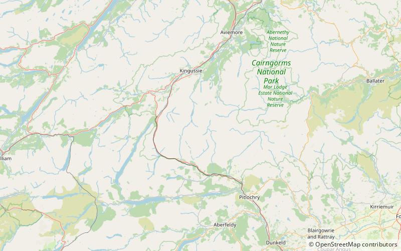 Montes Grampianos location map