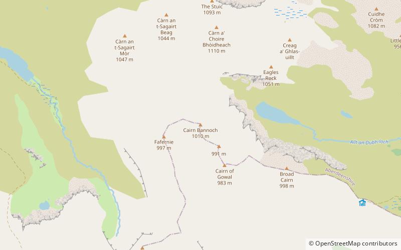 Cairn Bannoch location map