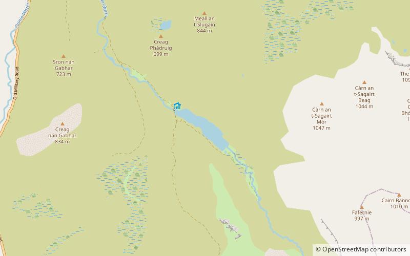 Loch Callater location map