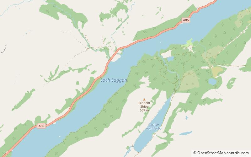 Loch Laggan location map