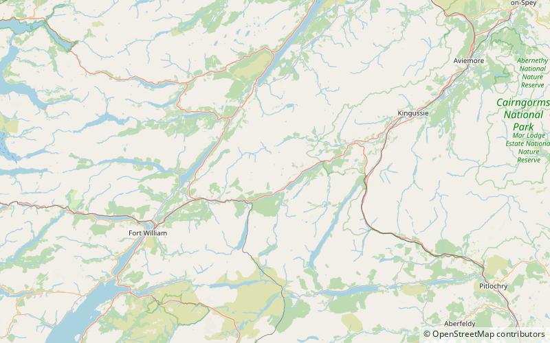 Creag Meagaidh location map