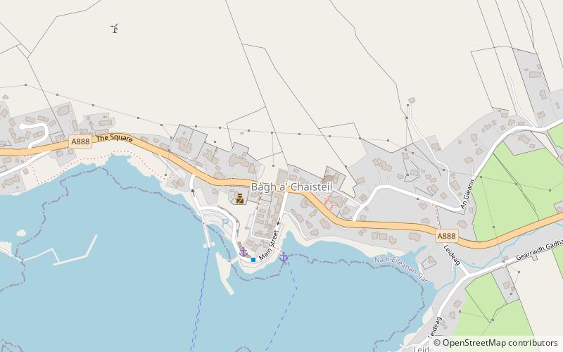 Castlebay location map
