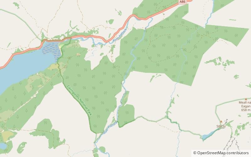 Falls of Pattack location map