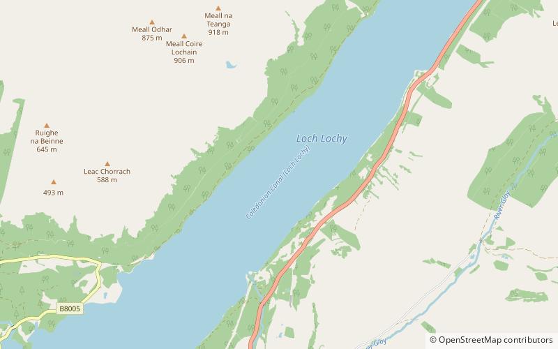 Loch Lochy location map