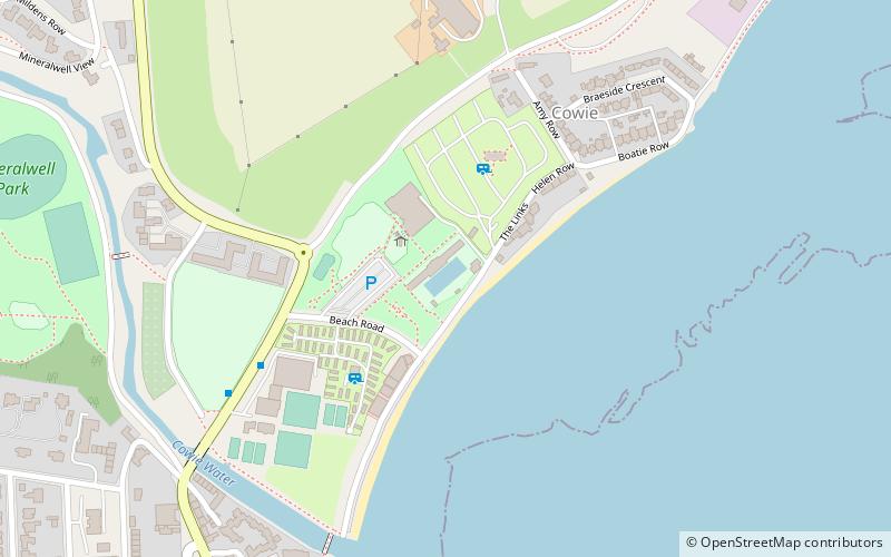 Stonehaven Open Air Pool location map