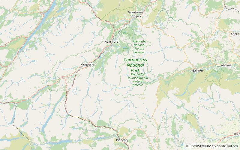 Monadh Mòr location map
