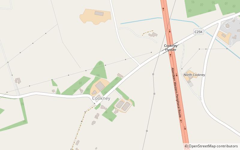 Cookney Church location map