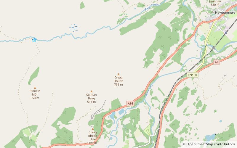 Creag Dhubh location map