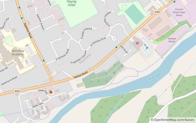 Banchory Ternan East Church location map