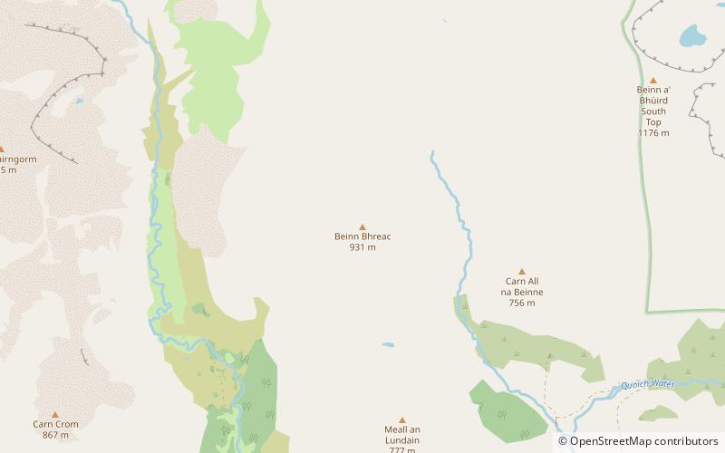 Beinn Bhreac location map