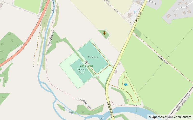 the eilan newtonmore location map