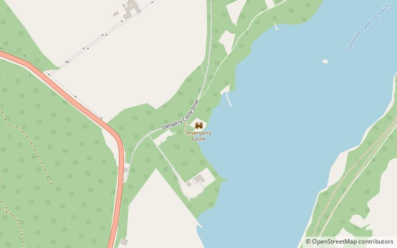 Invergarry Castle location map
