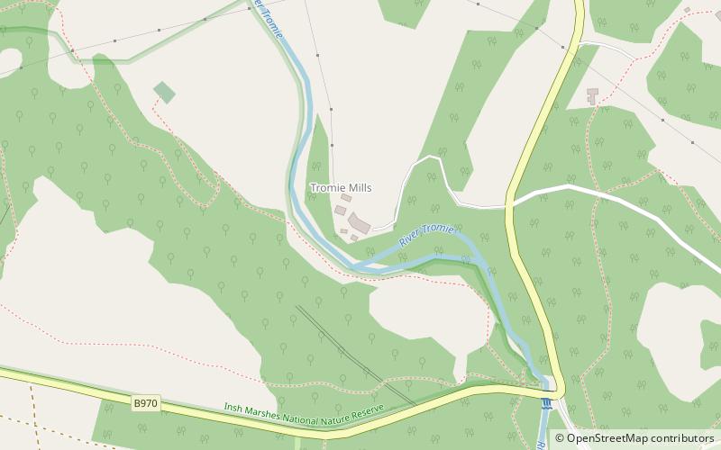 Speyside location map