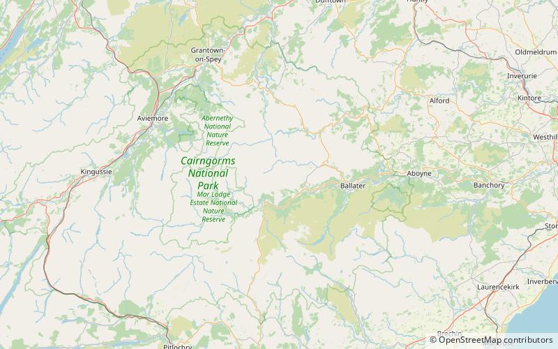 Culardoch location map